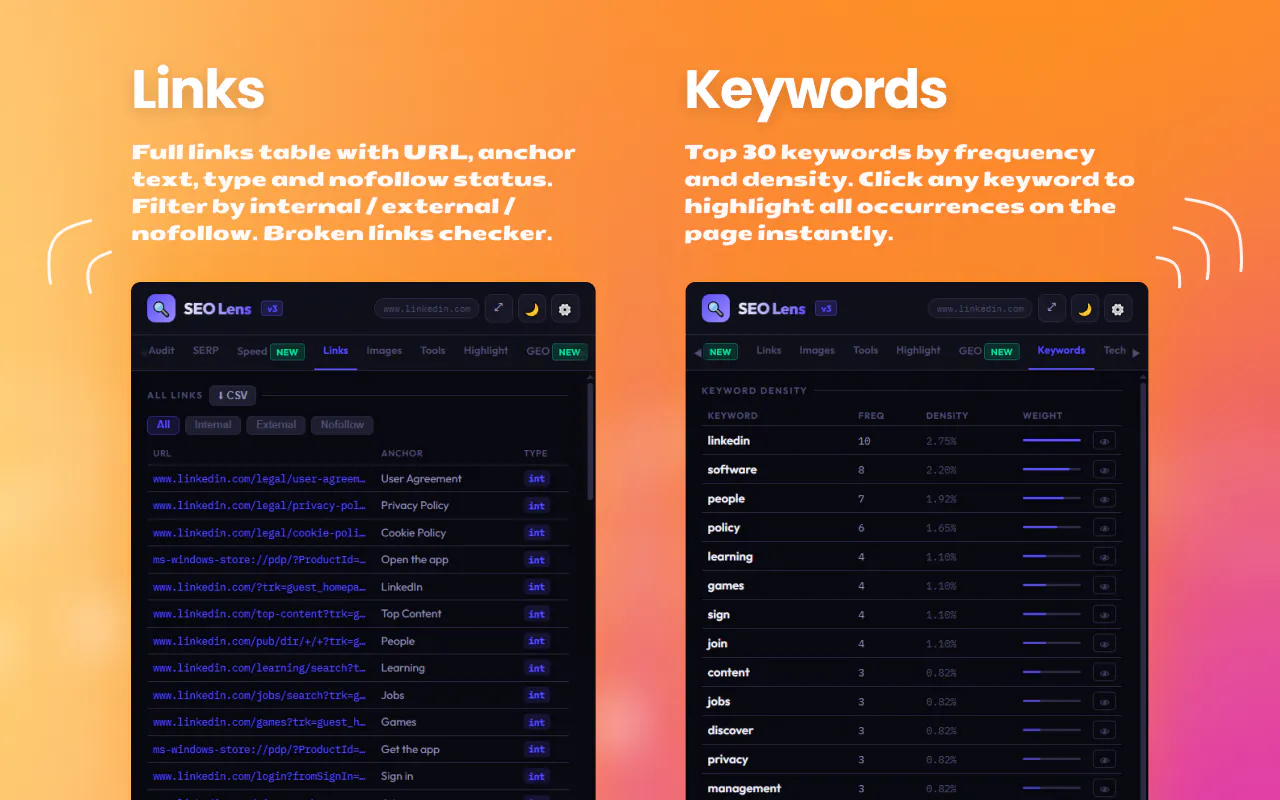 SEO Lens — AI SEO & GEO Analyzer gallery image