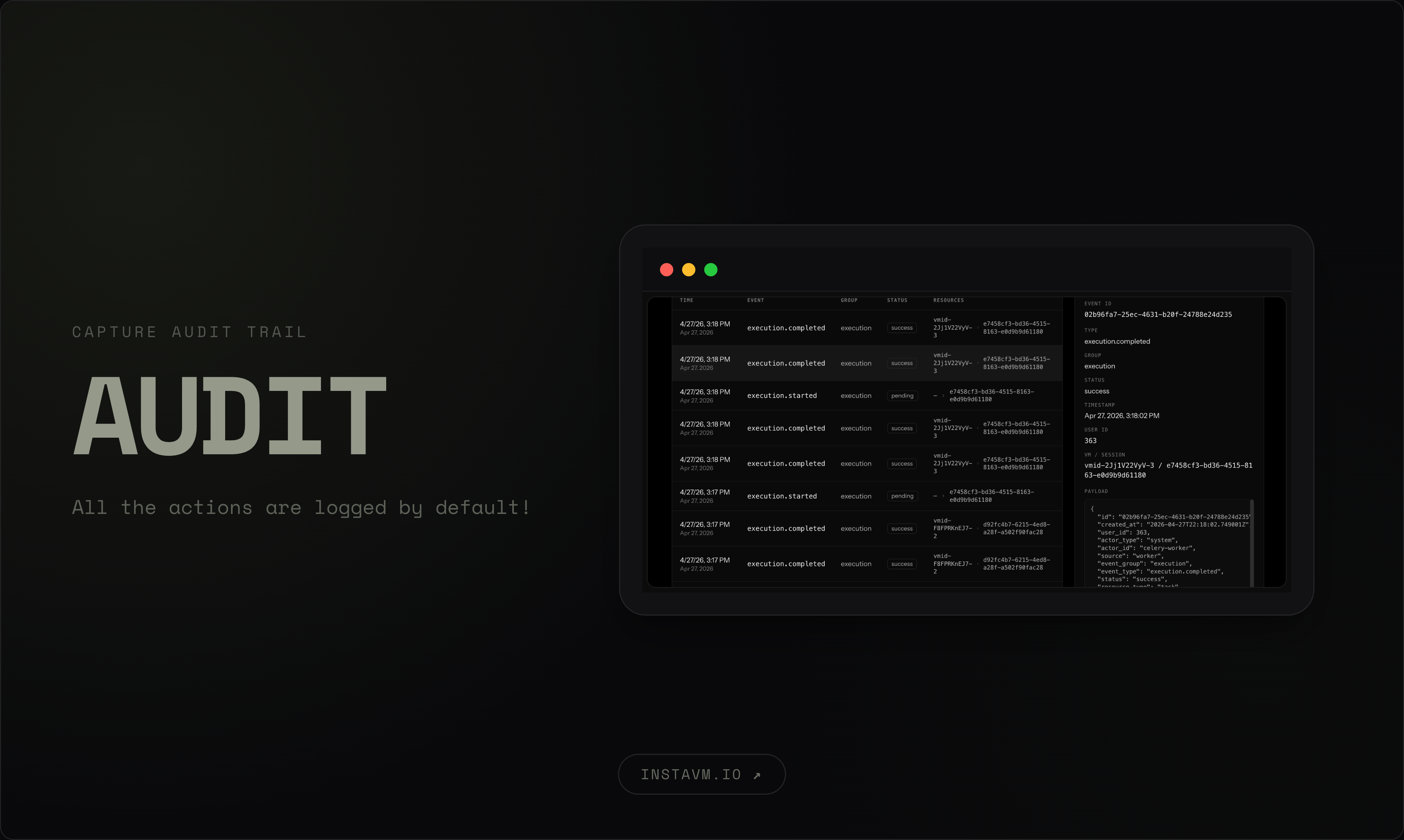 InstaVM gallery image