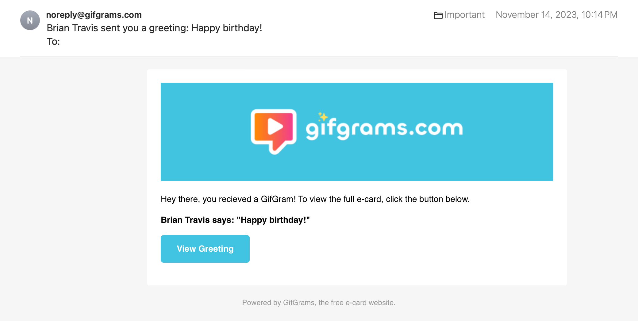 gifgrams - 현대 전자 카드 : GIF를 사용하십시오! 미디어 8