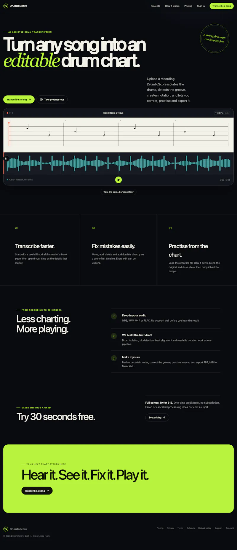 DrumToScore screenshot 5