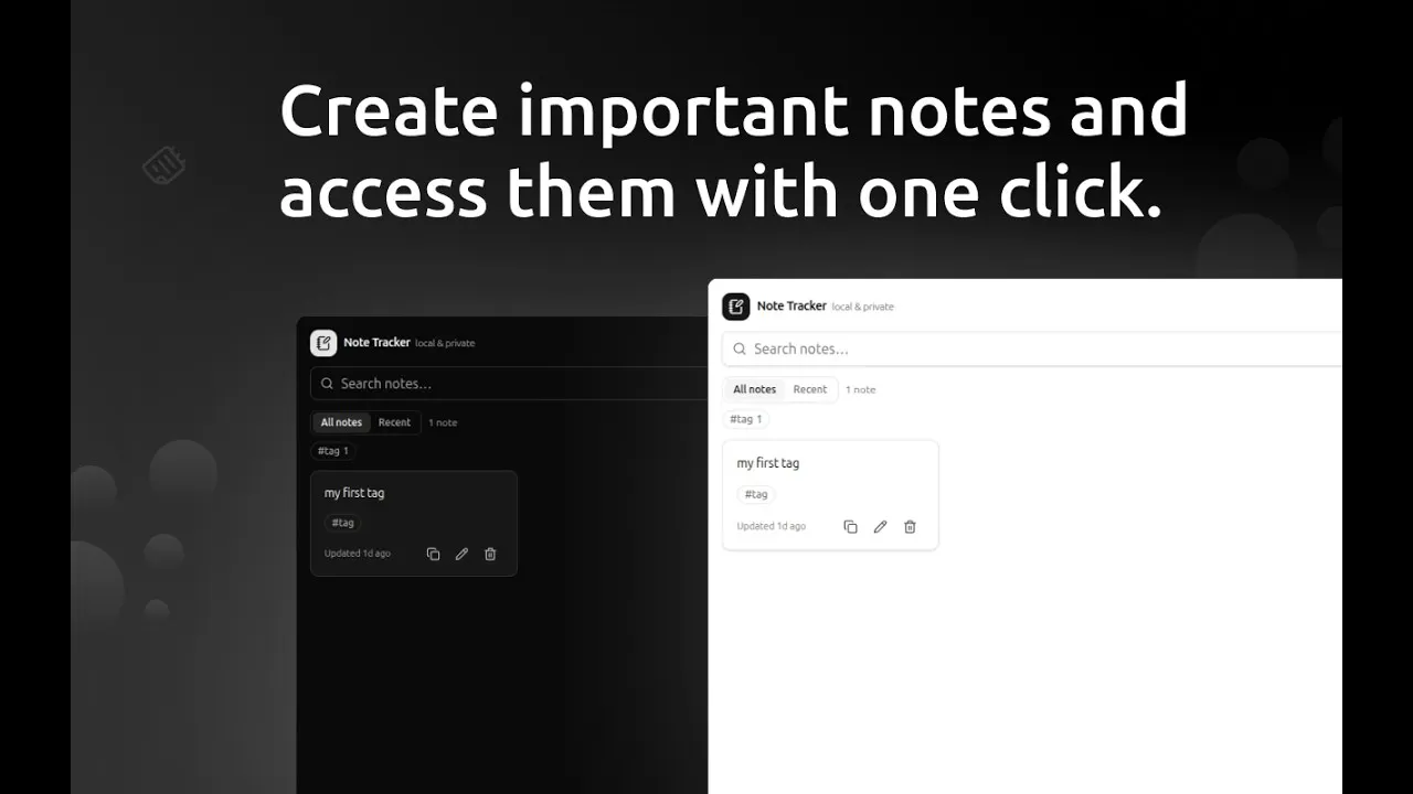 Note Tracker gallery image