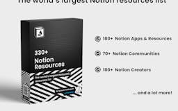 330+ Notion Resources media 1
