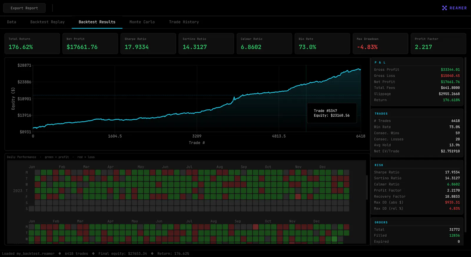 Reamer screenshot 2