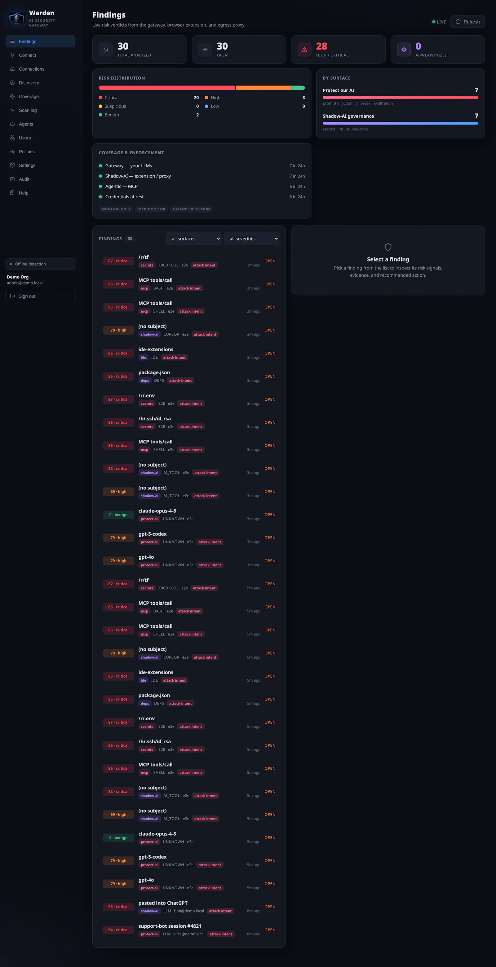 Warden: DETECT · BLOCK · PROTECT screenshot 5