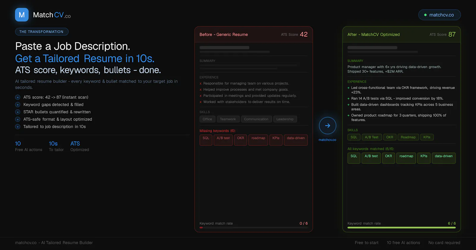 MatchCV screenshot 1
