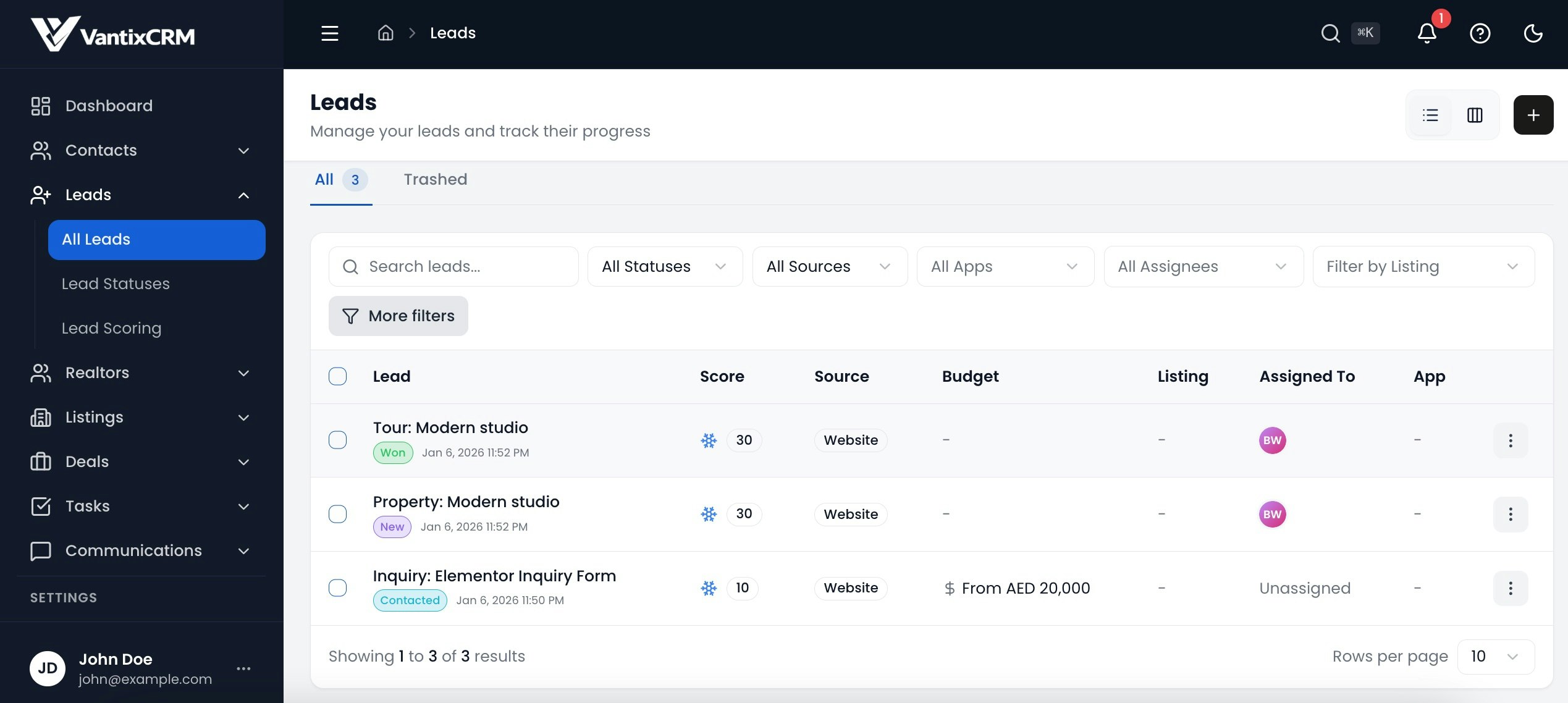 Vantix CRM gallery image