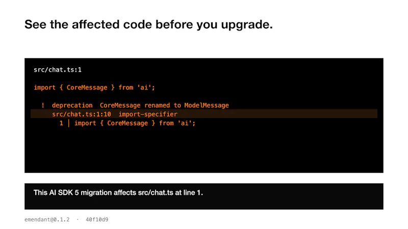 Emendant screenshot 2