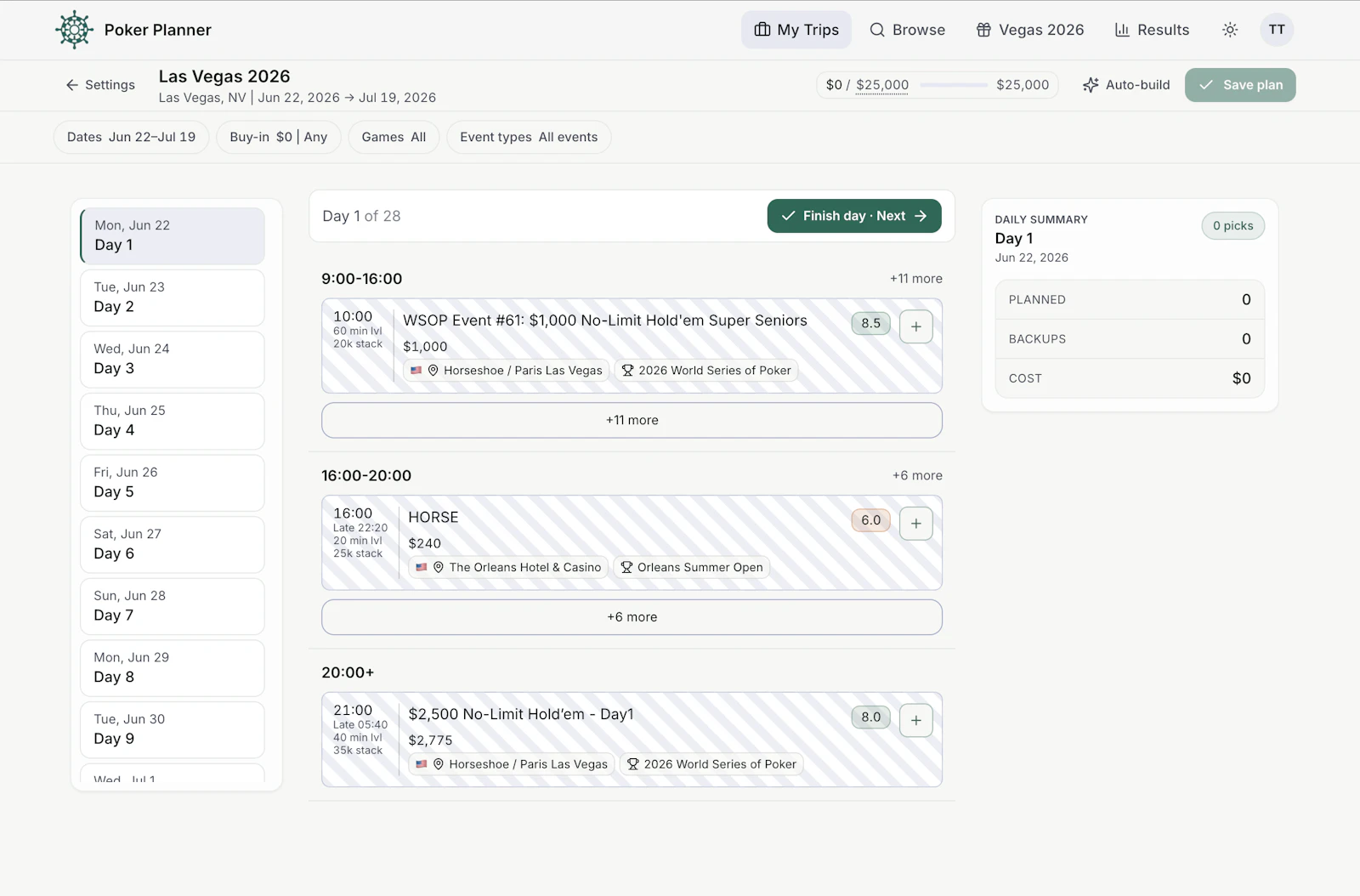 Poker Planner screenshot 3