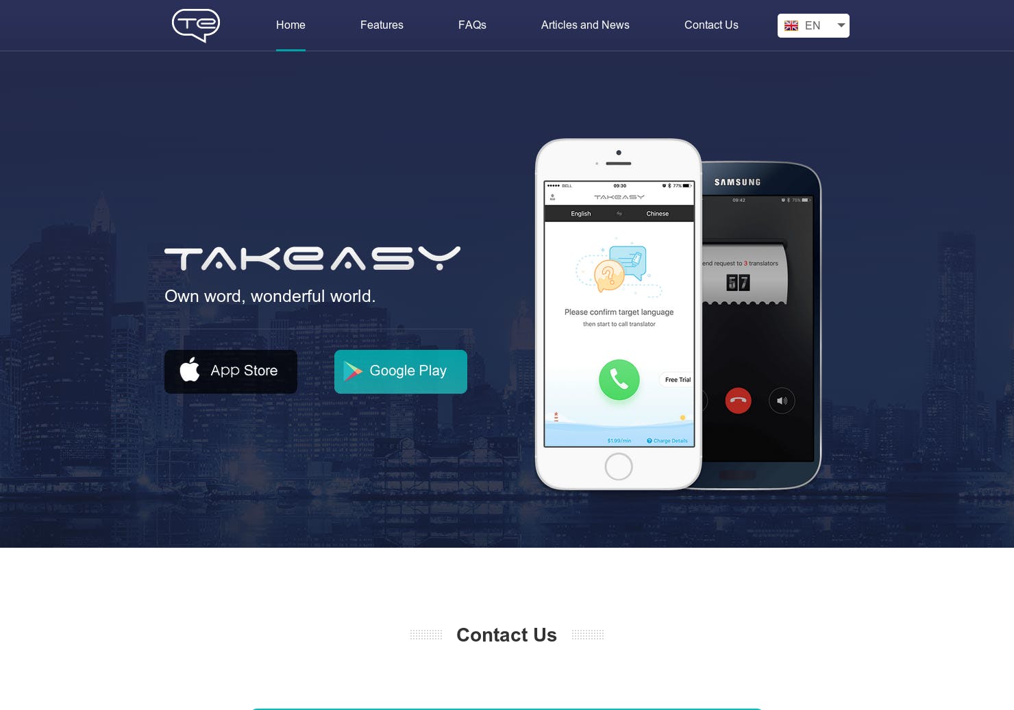 TAKEASY: first instant live human translator/interpreter & your personal travel secretary & assistant media 1