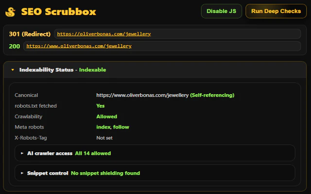 SEO Scrubbox
