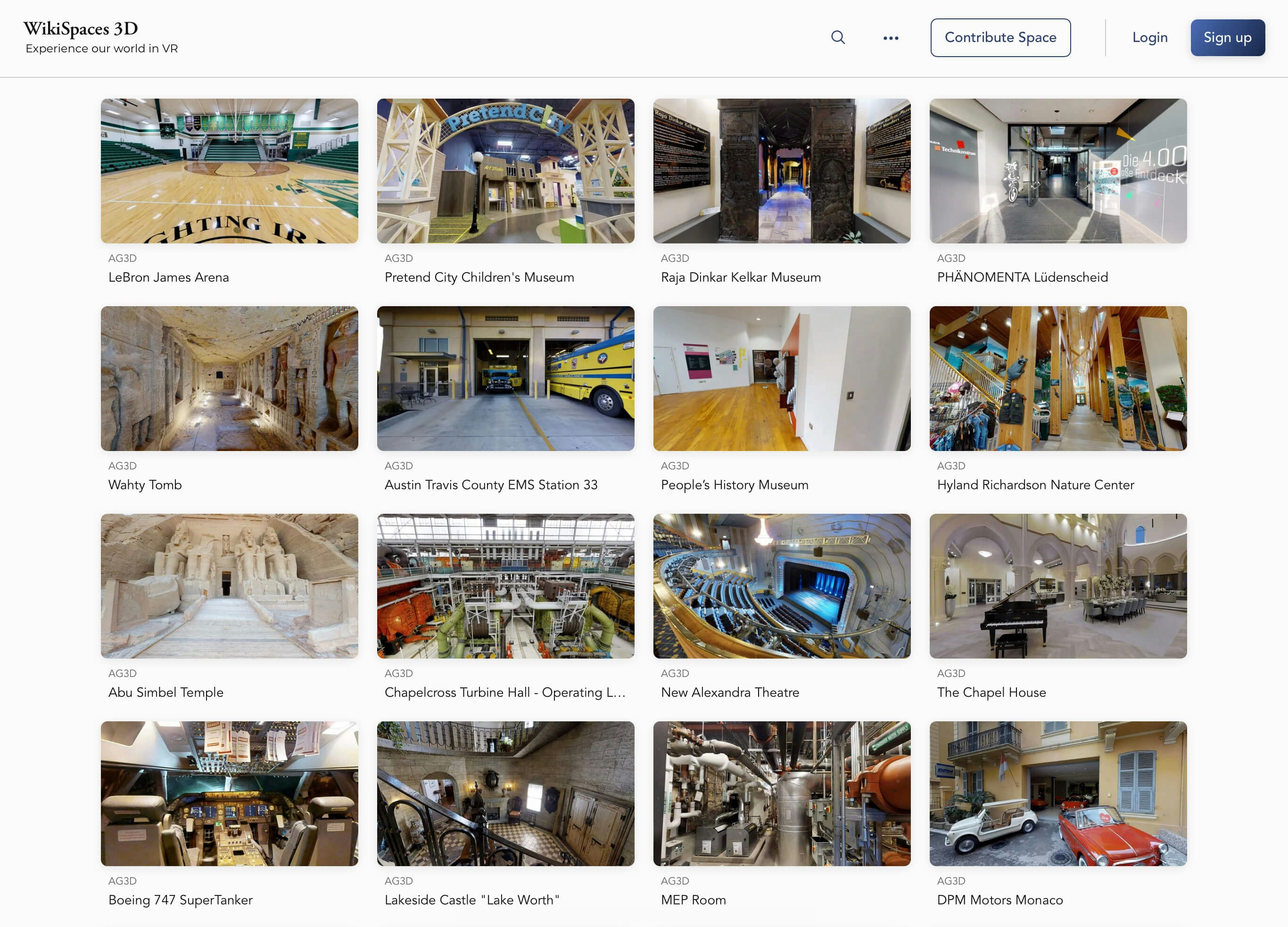 Wikispaces 3d - VR에서 전 세계의 흥미로운 장소를 탐험하십시오 미디어 3