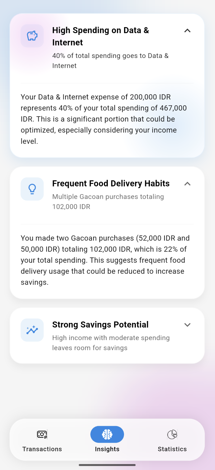 Neurabook: AI Money Tracker gallery image