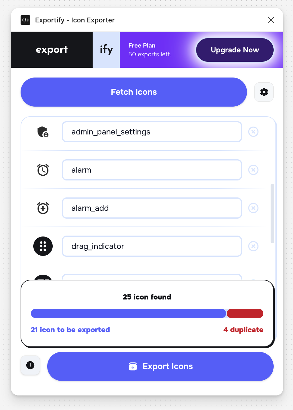 Exportify gallery image