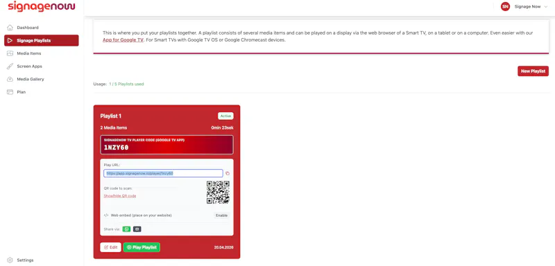 SignageNow screenshot 2