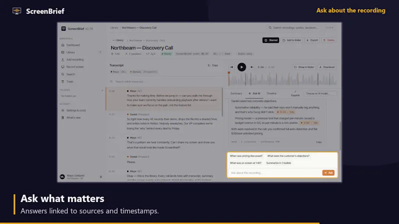 ScreenBrief screenshot 2