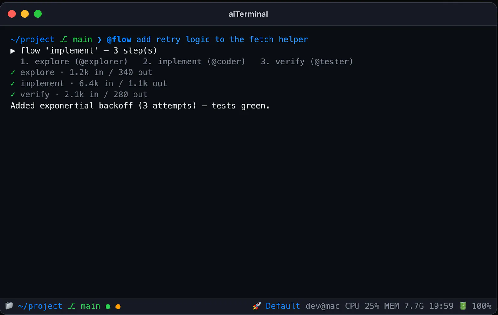aiTerminal screenshot 3
