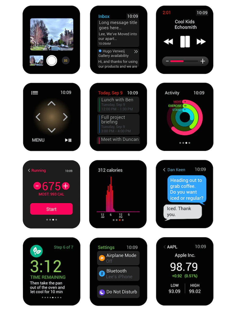 Apple Watch UI Kit