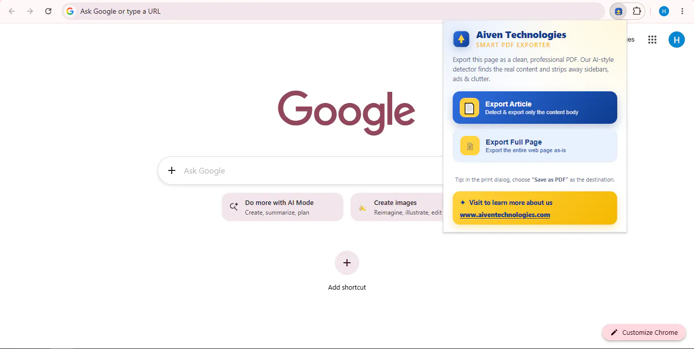 AI Html to PDF Exporter for Blog Readers gallery image