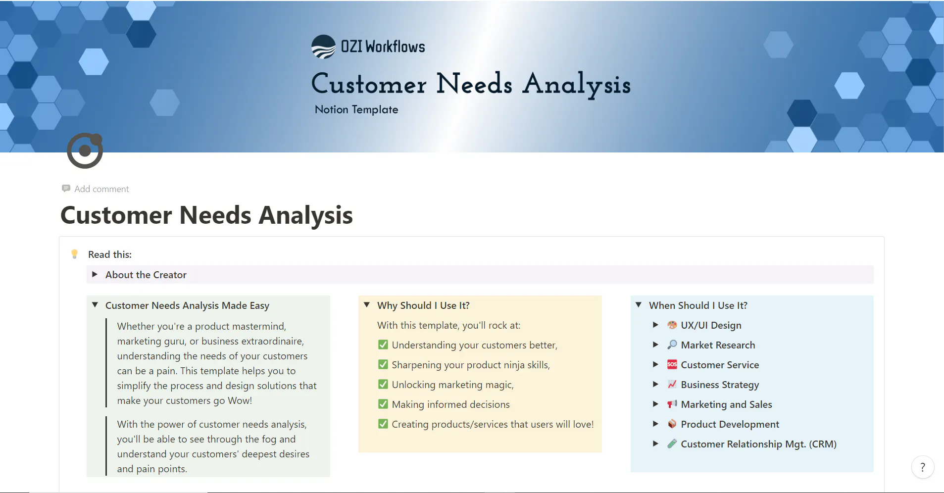 Customer Analysis Research Example Customer Needs Analysis