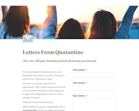 Letters From Quarantine media 2