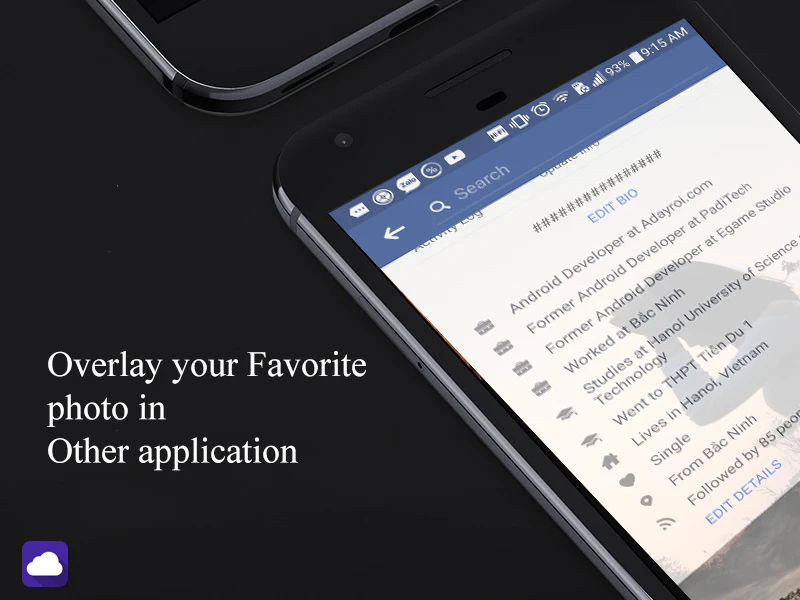 App Screen Filter with Your Photo