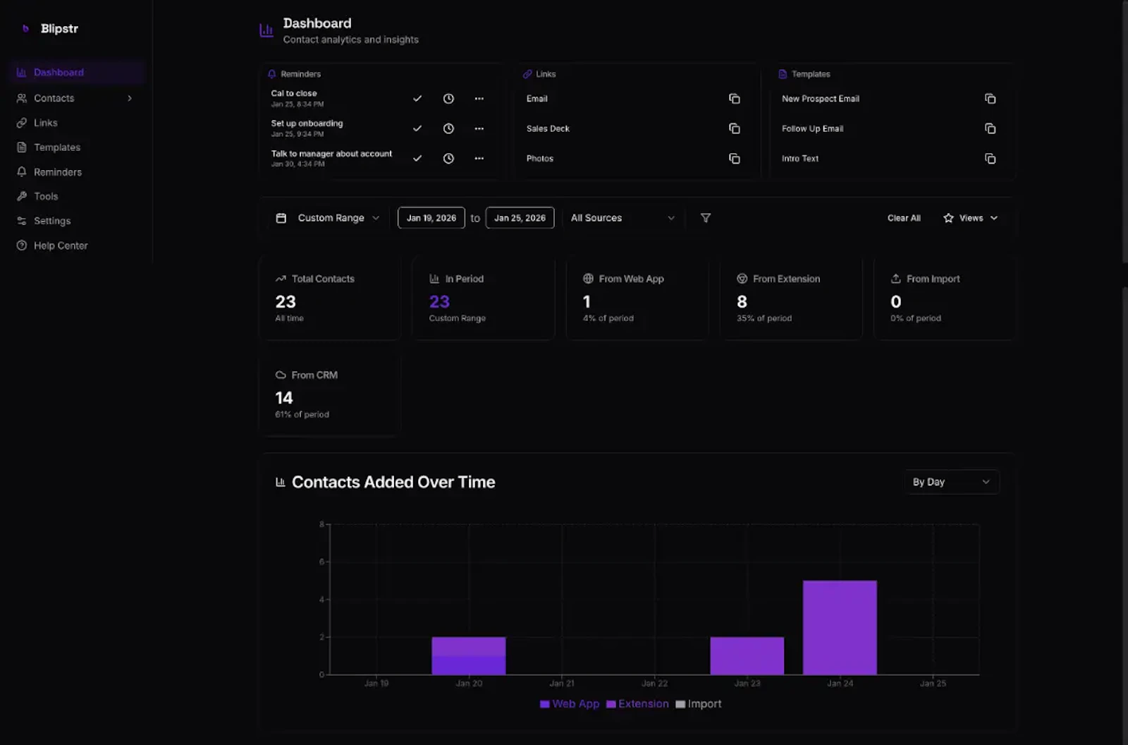 Blipstr screenshot 3