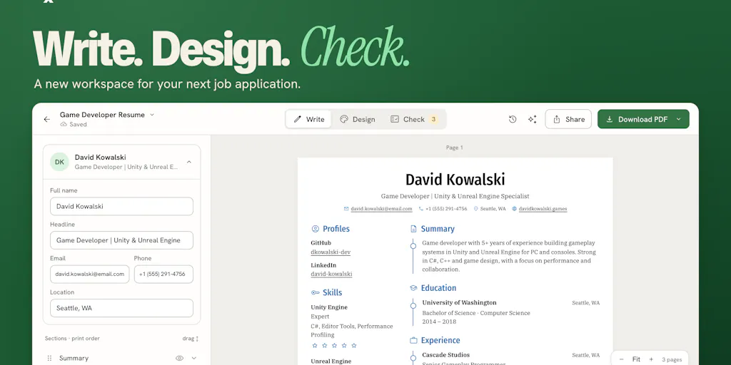 Reactive Resume v6