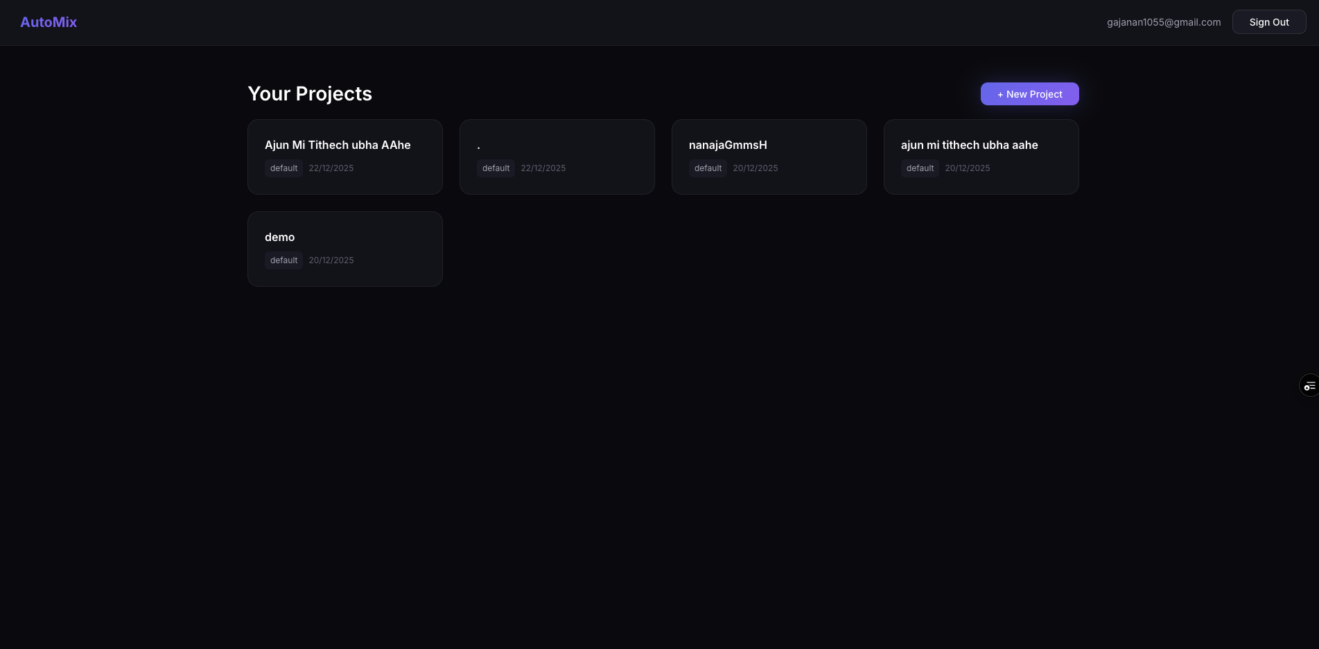 Automix - Main product screenshot demonstrating key features and user interface