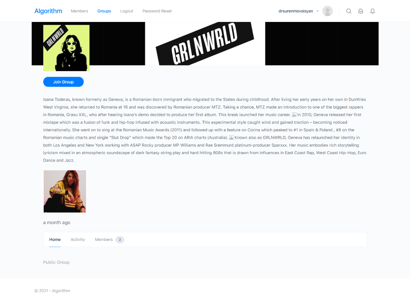 AIgorithm gallery image