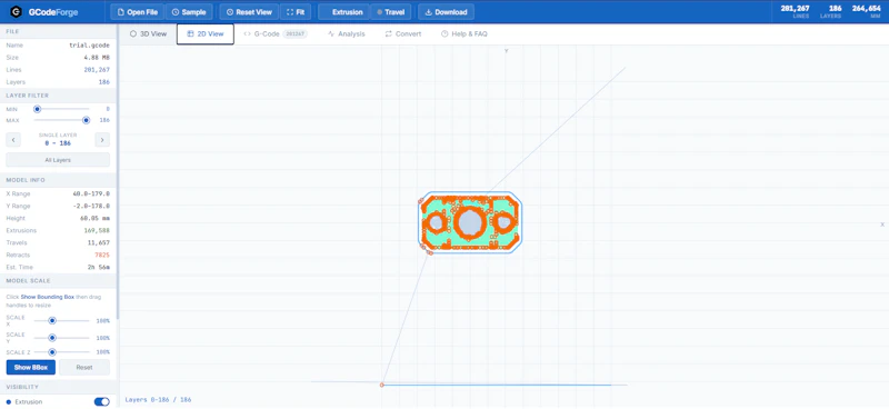 GCodex screenshot 3