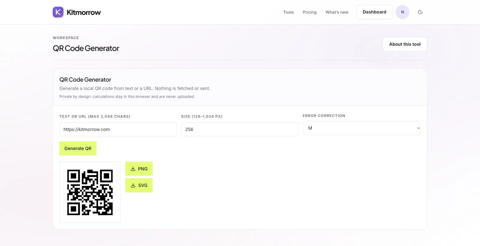 Kitmorrow screenshot 3