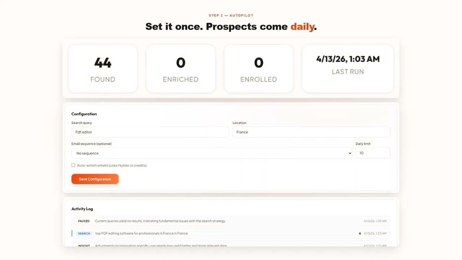 Leadzy screenshot 1 (video preview)