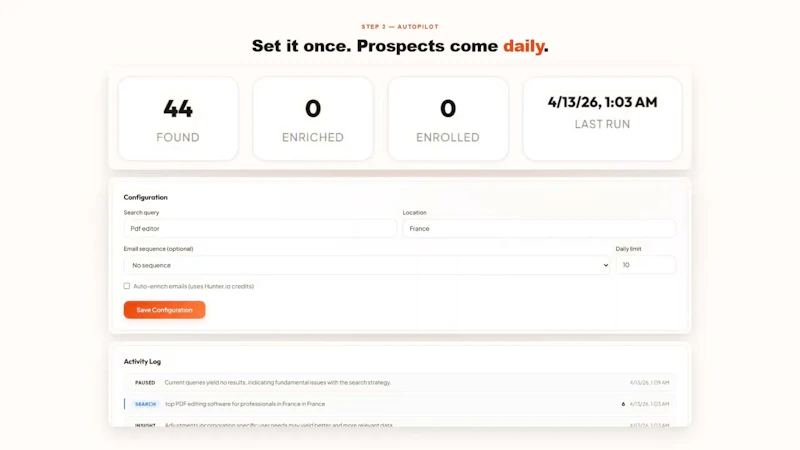 Leadzy screenshot 1 (video preview)