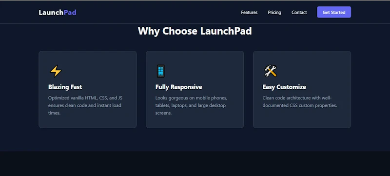 LaunchPad Template screenshot 3