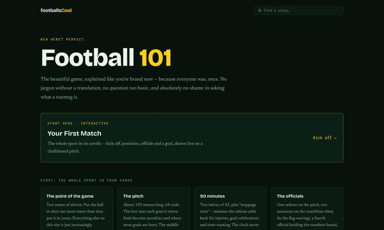 footballsCool — Tactical Data Essays gallery image