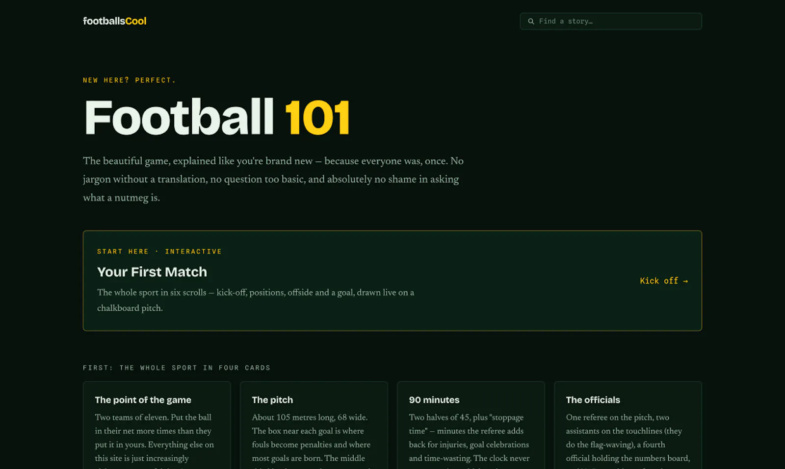 footballsCool — Tactical Data Essays screenshot 2