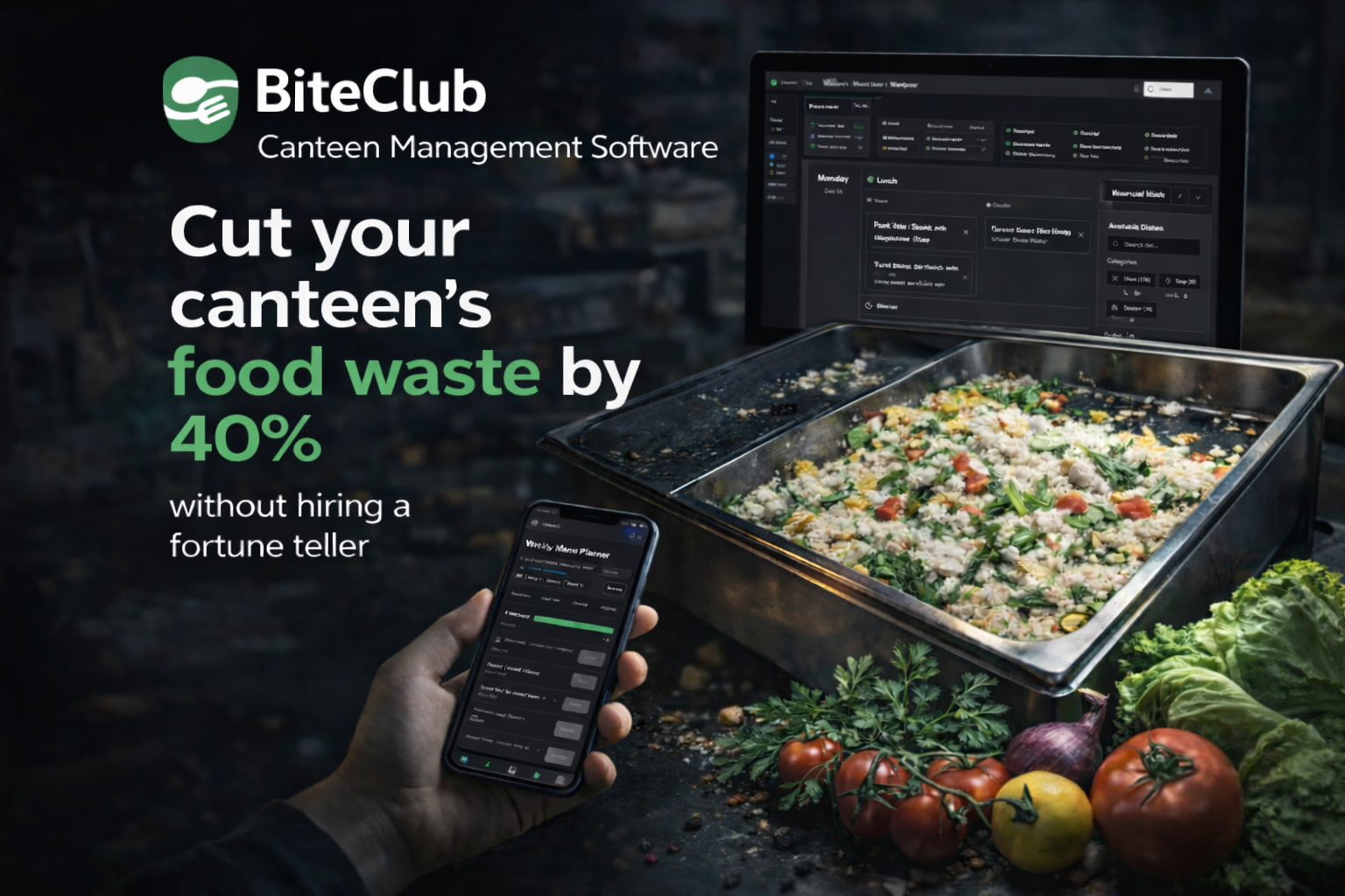 BiteClub - Main product screenshot demonstrating key features and user interface