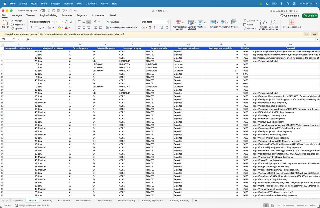 VerifyBacklinks - Screenshot 3 showing product features and functionality