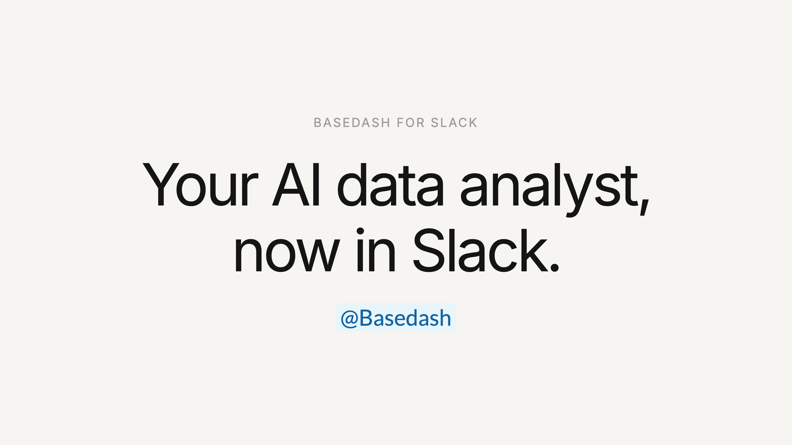 Slack AI Data Analyst gallery image