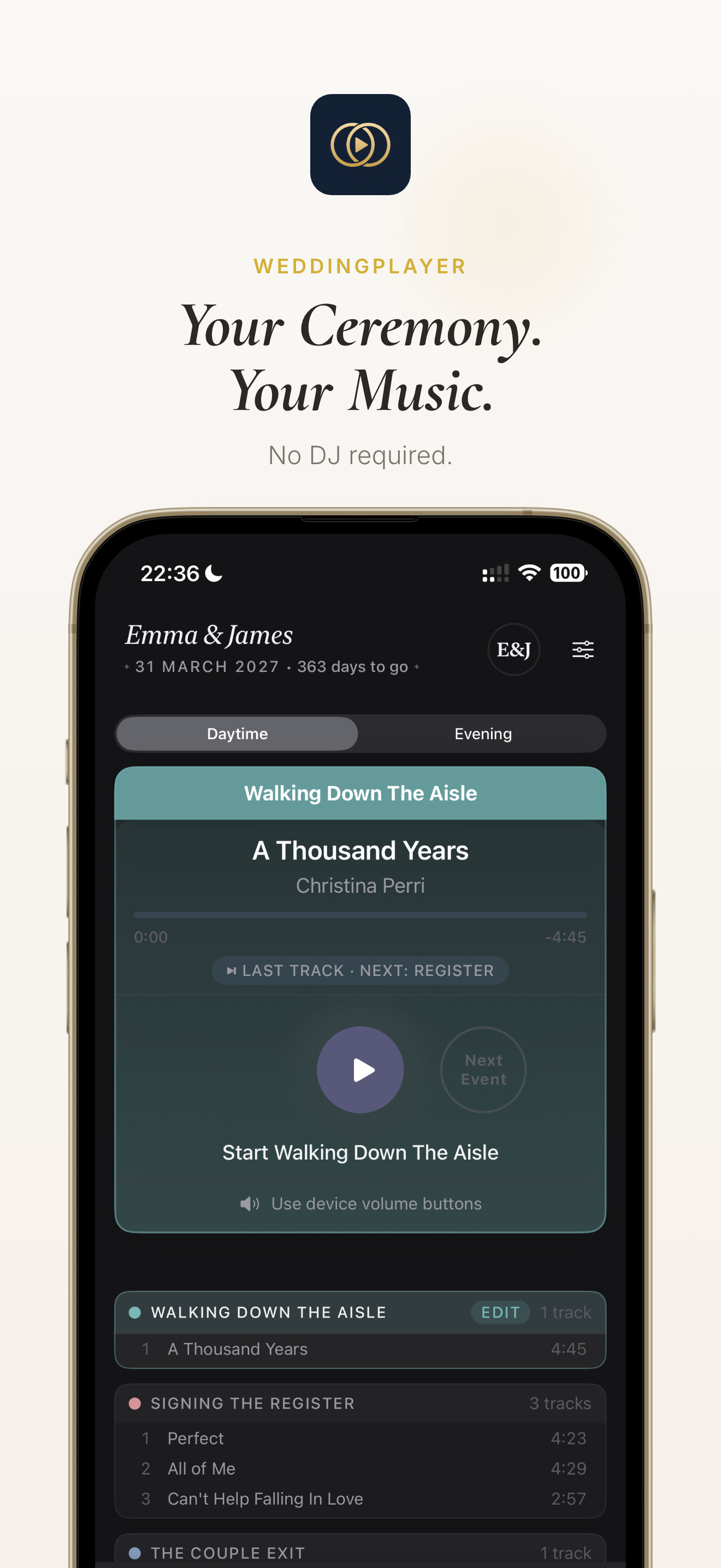 WeddingPlayer gallery image