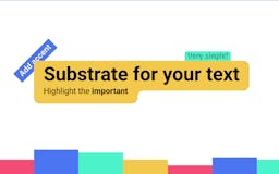 Substrate for text media 1