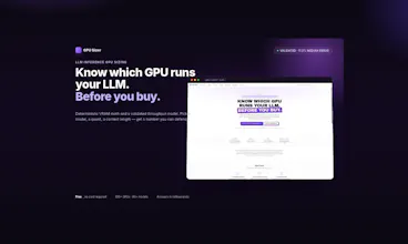 GPU Sizer gallery image
