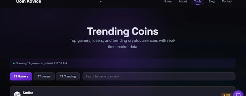 CoinAdvice - Free Crypto Tools screenshot 3