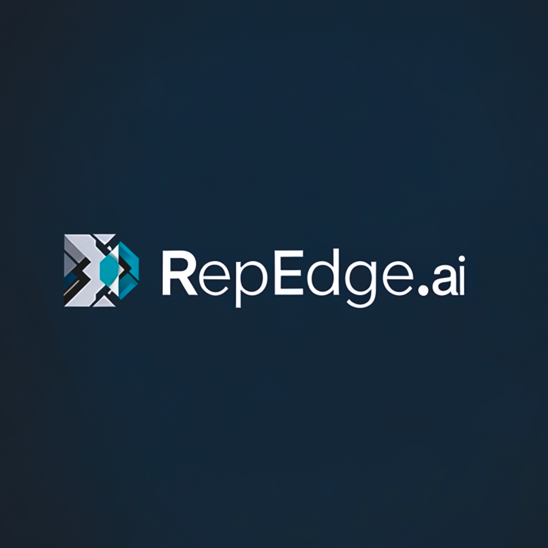 RepEdge.ai - Product Hunt launch logo and brand identity