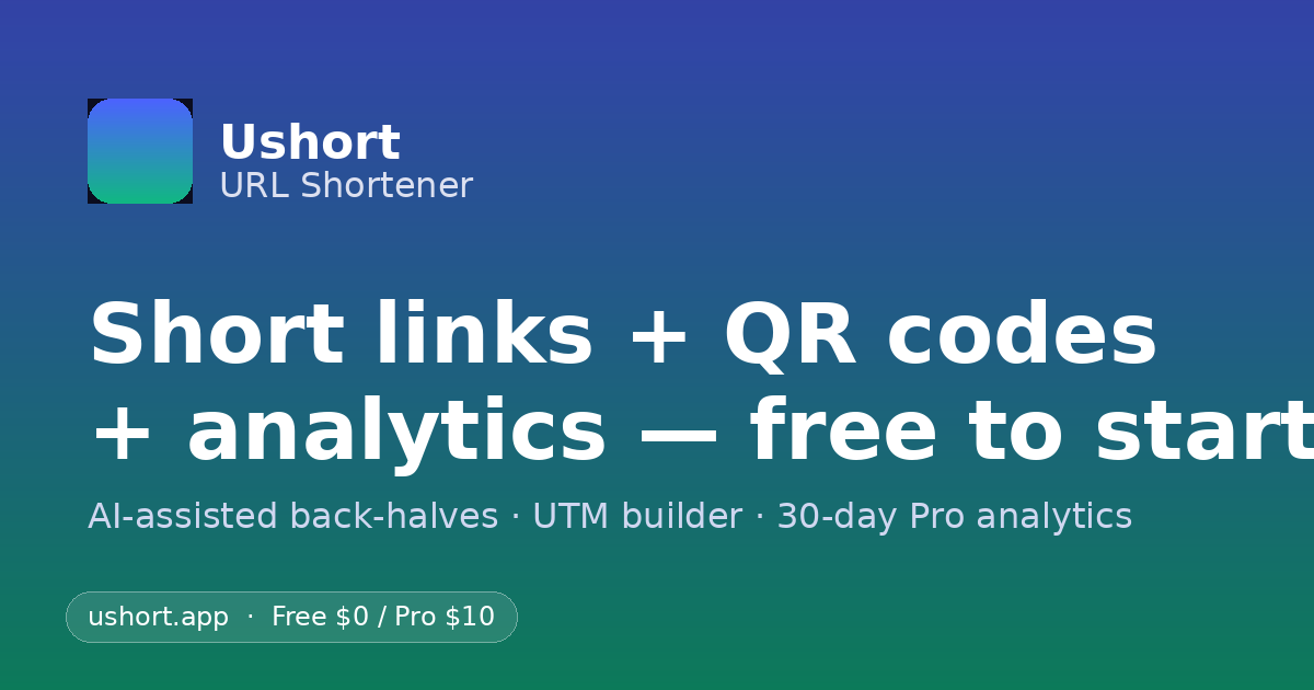 Ushort URL Shortener gallery image