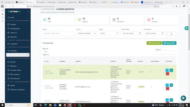 Attendae screenshot 12