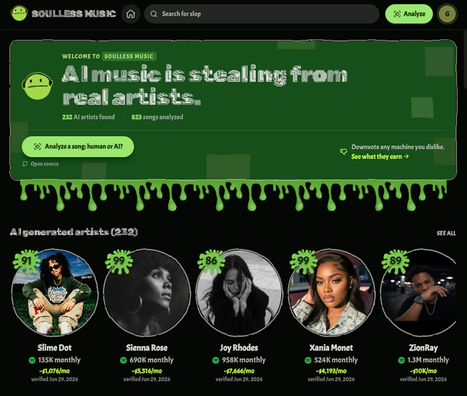 Soulless Music screenshot 2
