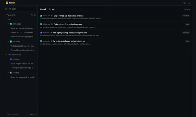 Factorai screenshot 5