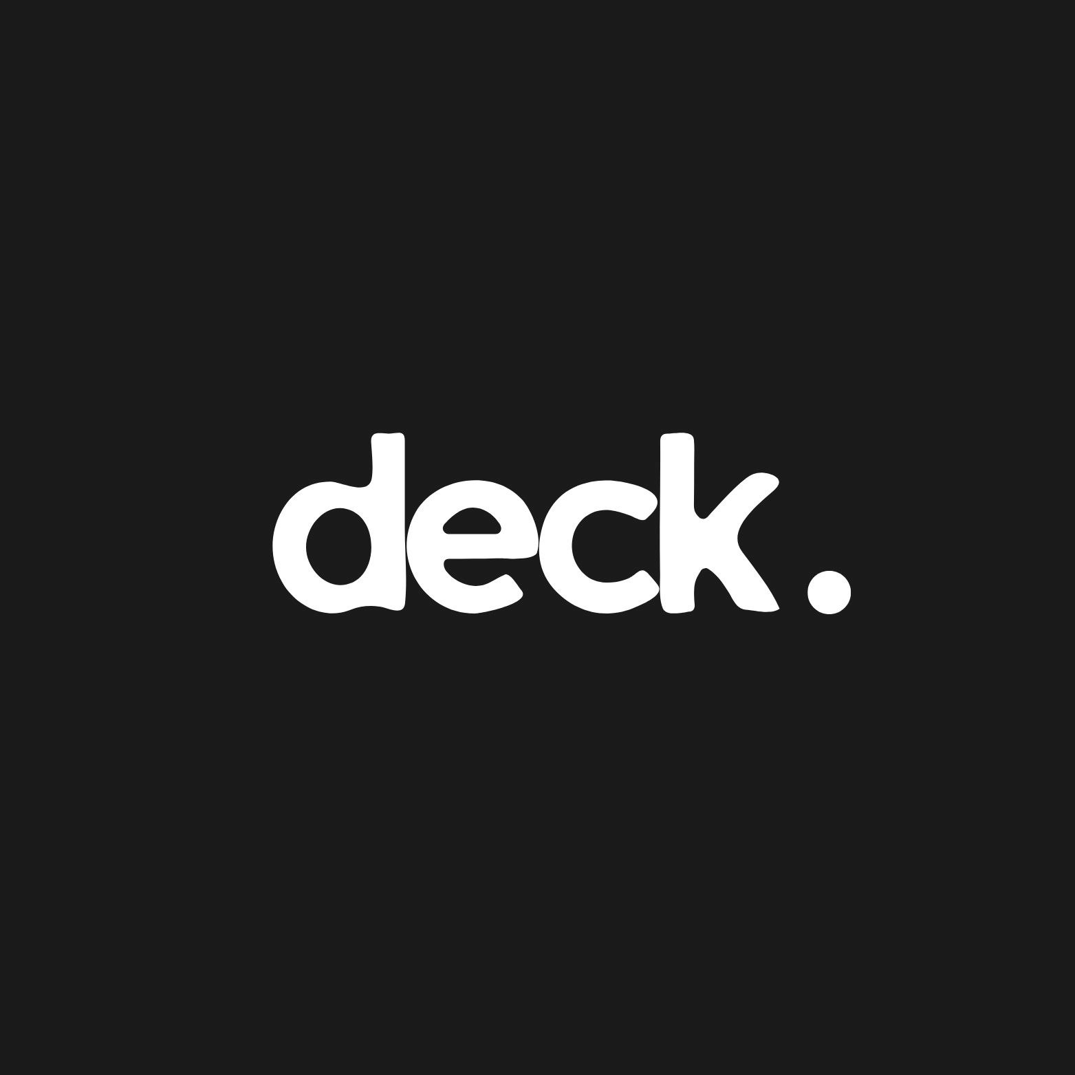 Deck.