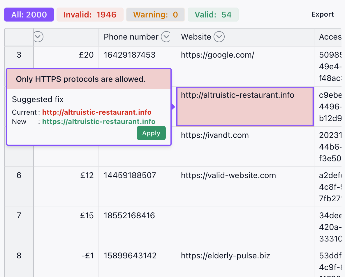 Bulk Upload & Data Migration SDK - Screenshot 5 showing product features and functionality